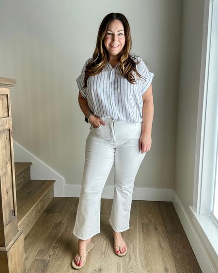 Summer outfit 

Fit tips: top tts, L // jeans size up, 14

Spring  spring outfit  coastal outfit inspo  midsize outfit  midsize style  the recruiter mom  casual outfit  casual spring outfit  

#LTKstyletip #LTKmidsize

#LTKMidsize #LTKSeasonal #LTKFindsUnder100