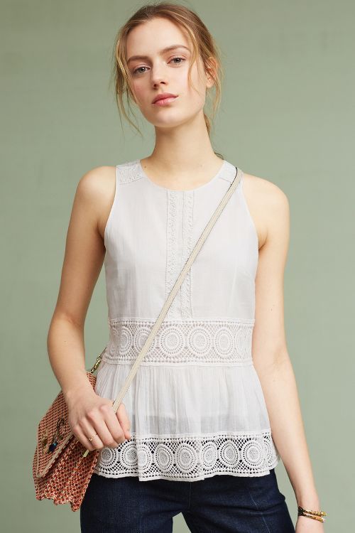 Sonia Peplum Top | Anthropologie (US)