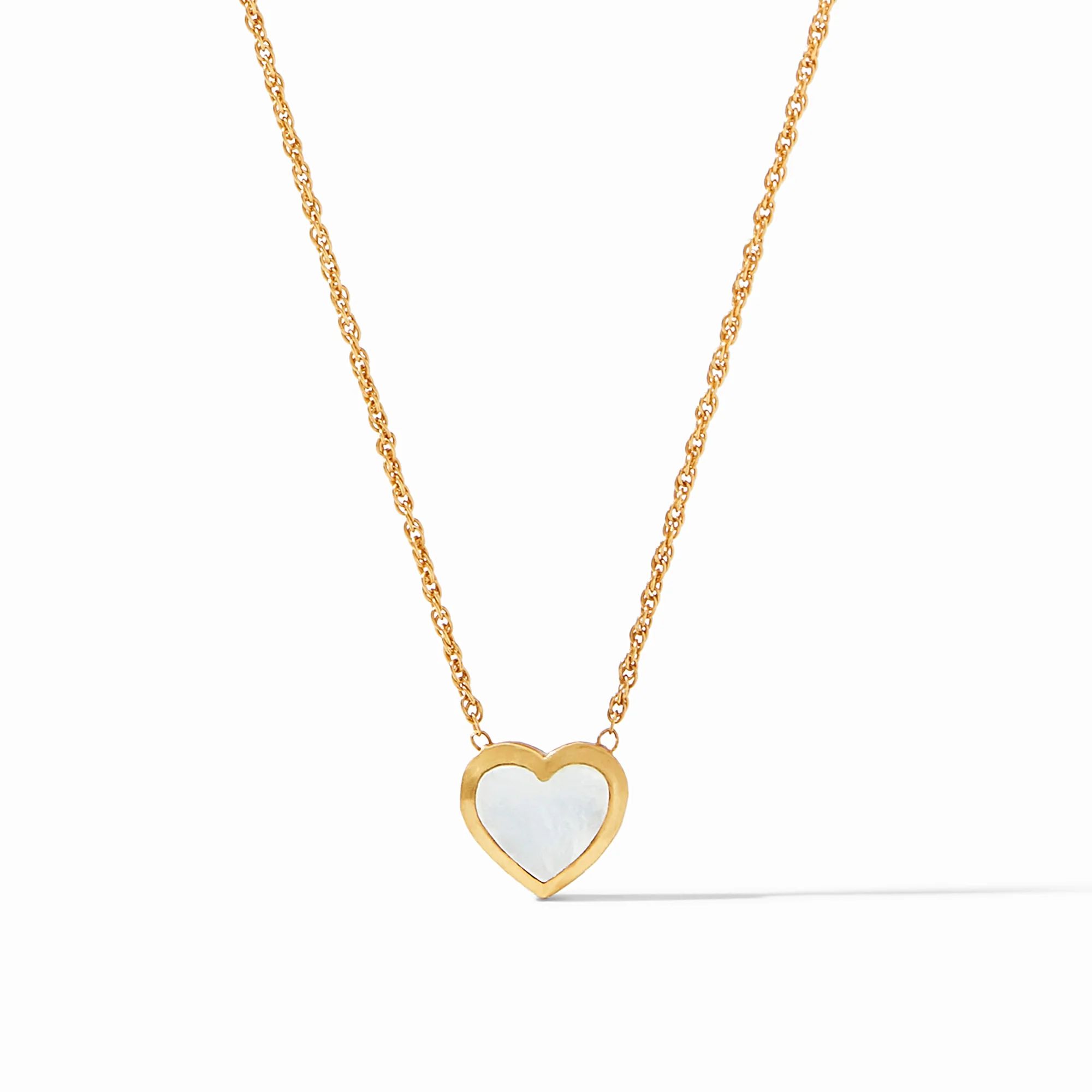 Gold Heart Solitaire Necklace | Julie Vos | Julie Vos