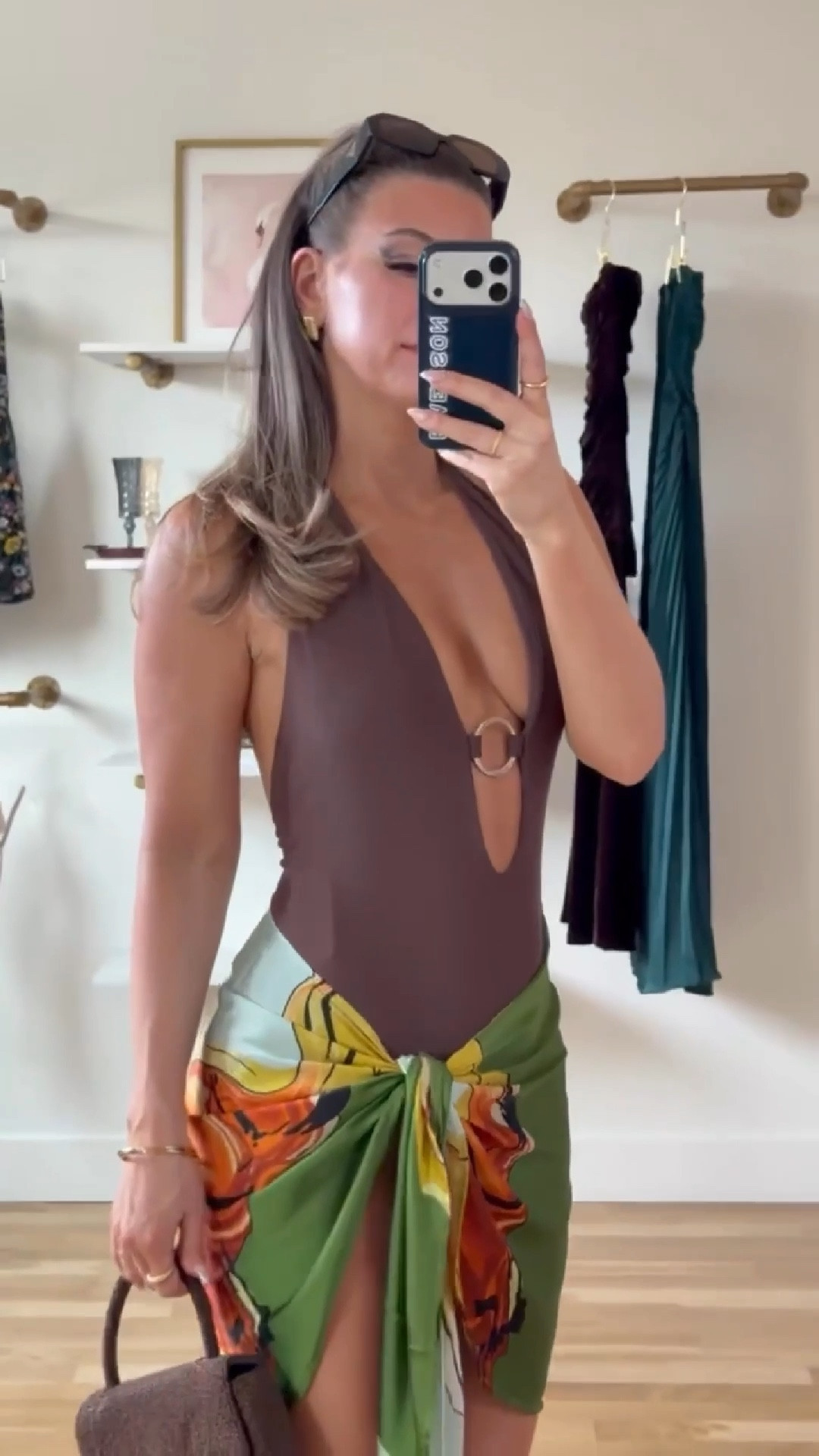 Brown cutout one piece swimsuit with floral sarong summer vacation swim and resortwear

Abercrombie code: DENIMAF
Electric picks code: emerson20

Wearing my usual small/2

Swimwear
Bikini
Resortwear
Pool day
Beach
Summer
Vacation

#LTKSeasonal #LTKootd #LTKTravel