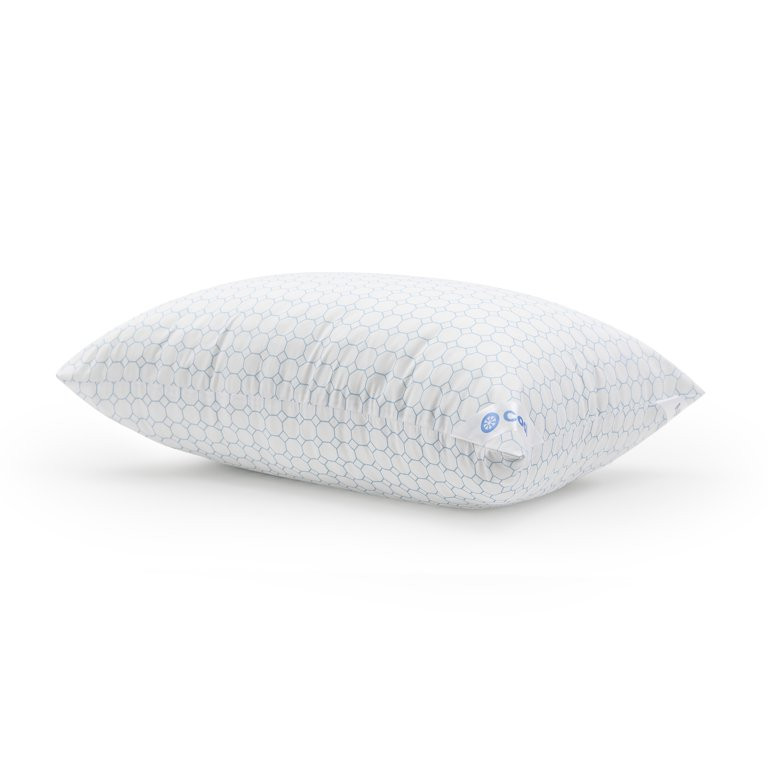Mainstays Cooling Bed Pillow 2 Pack with Antimicrobial Treatment, Standard/Queen, White | Walmart (US)