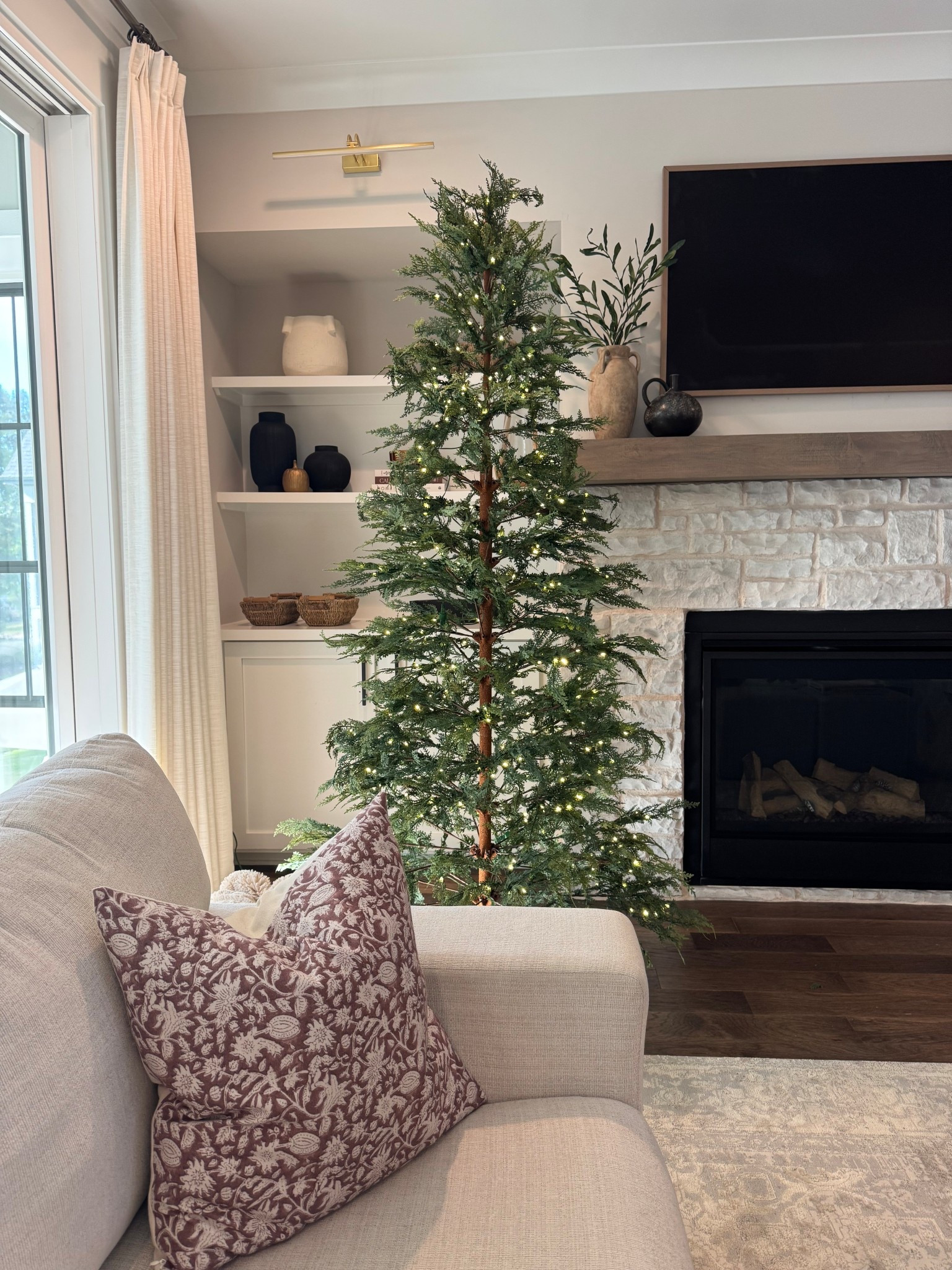 My Texas house cypress Christmas tree 

#LTKHome