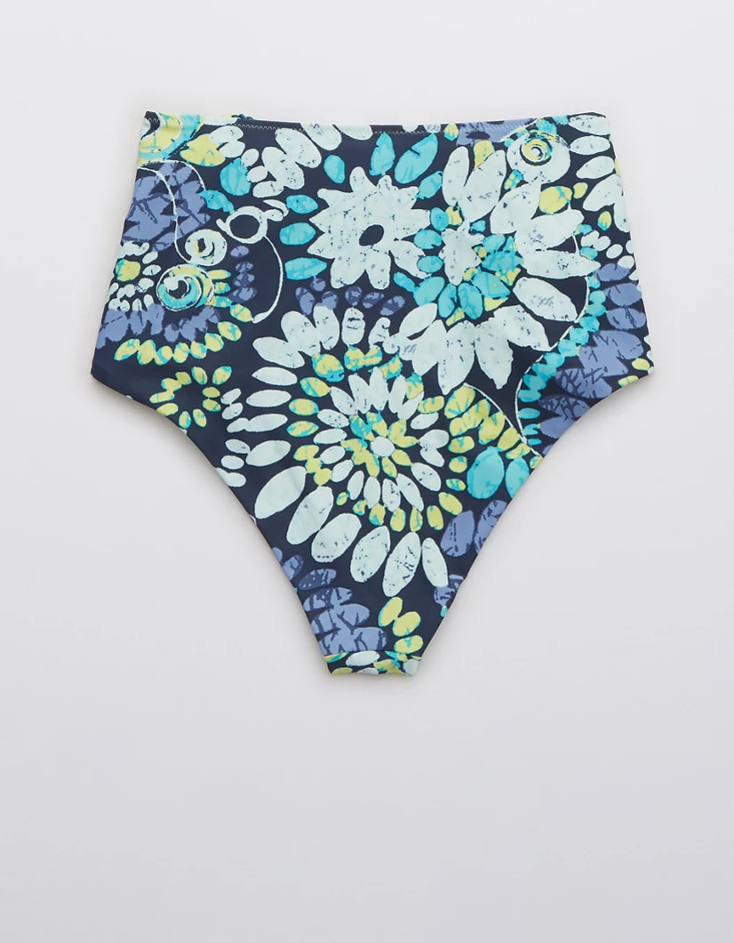 Aerie Cut Out High Waisted Cheeky Bikini Bottom | American Eagle Outfitters (US & CA)
