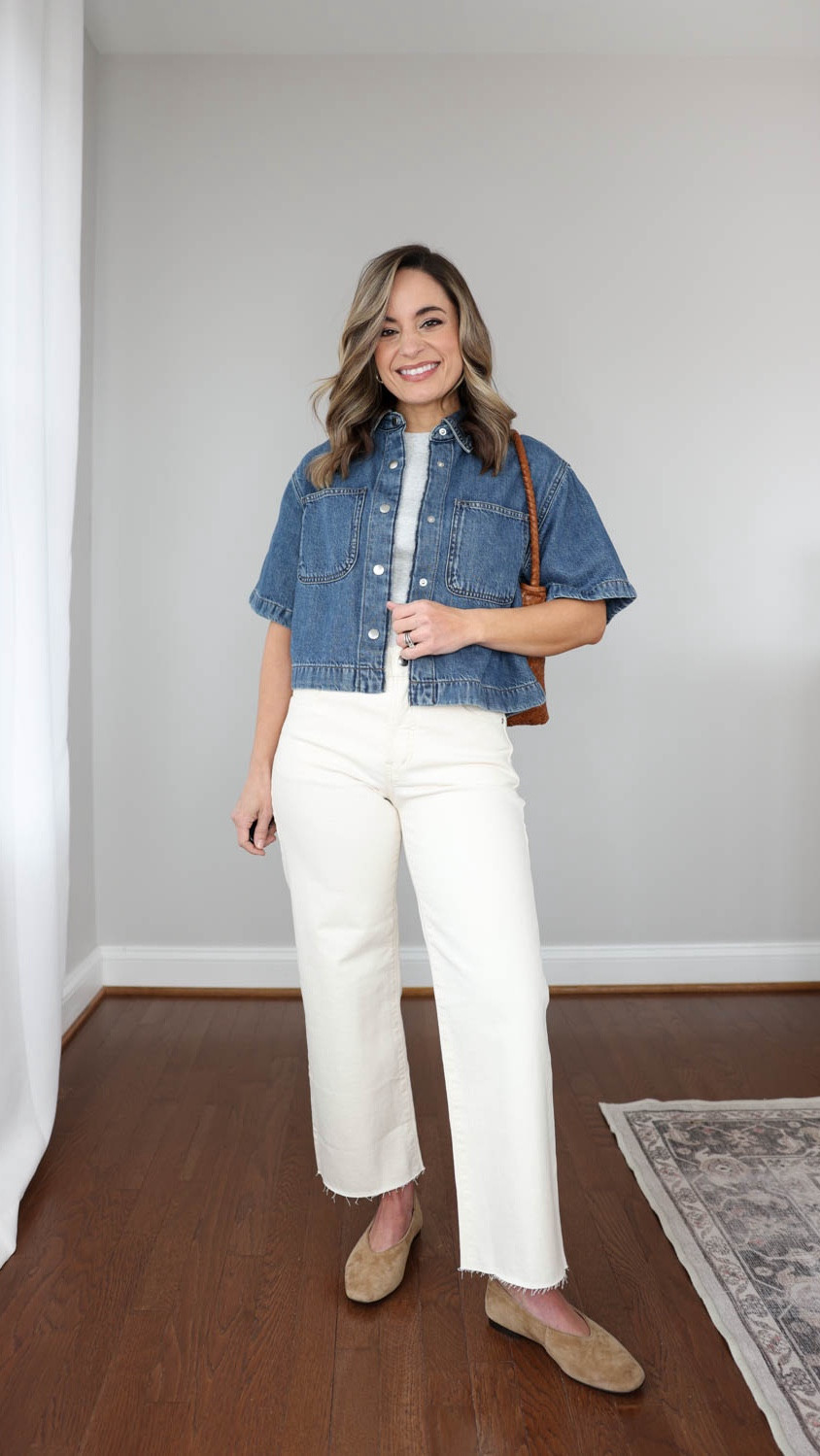 Take 25% off sitewide @madewell now through 3/22 during their bi-annual Insiders event! Sign in to grab your discount, or sign up (free email sign up). 

Embroidered Pintuck High-Neck Top: XXS
The '90s Crewneck Tee in Compact Cotton: XXS Hthr Slate
The Perfect Vintage Wide-Leg Crop Jean: Standard 24 in Midnight Waters
The Petite Perfect Vintage Wide-Leg Crop Jean: Petite 24 in Vintage Canvas
The Perfect Vintage Wide-Leg Jean: Petite 24 in Harvey Wash
Boxy Crop Button-Up Shirt in Airy Denim: XXS
Drawstring Button-Up Shirt in Poplin: XXS - runs large 
The Mylie Ballet Flat: TTS in Tawny Khaki
The Signature Woven Shoulder Bag: Burnt Sienna

#ad #madewellpartner #madewell 


#LTKPetite