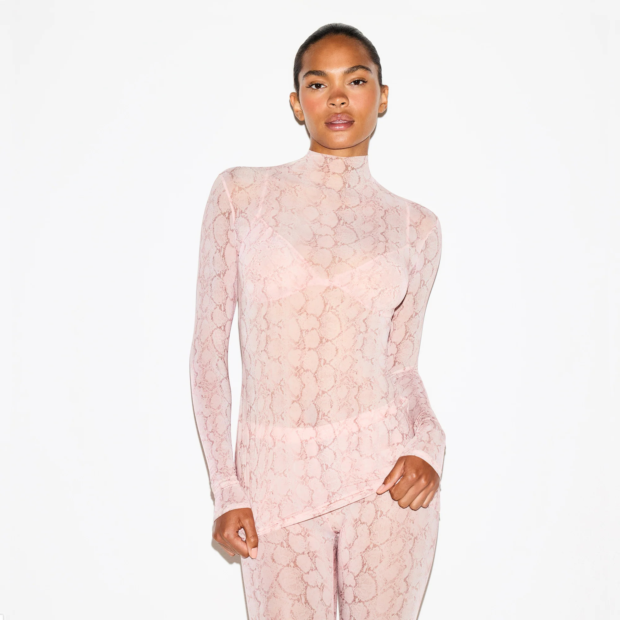 SKIMS Tunic | Pink | Small | Milky Sheer | SKIMS (US)