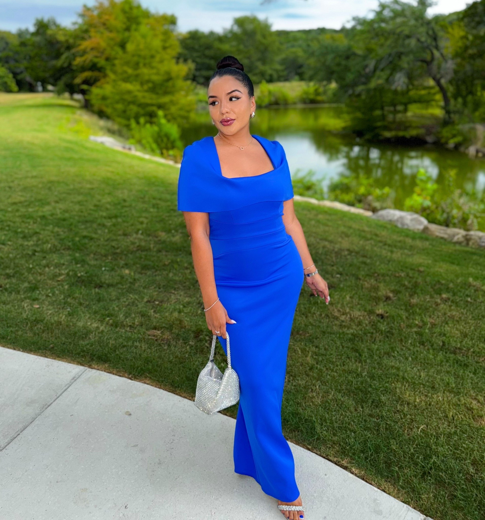 Beautiful blue dress size 8 I wore as a wedding guest 

#LTKSaleAlert #LTKxMadewell #LTKMidsize