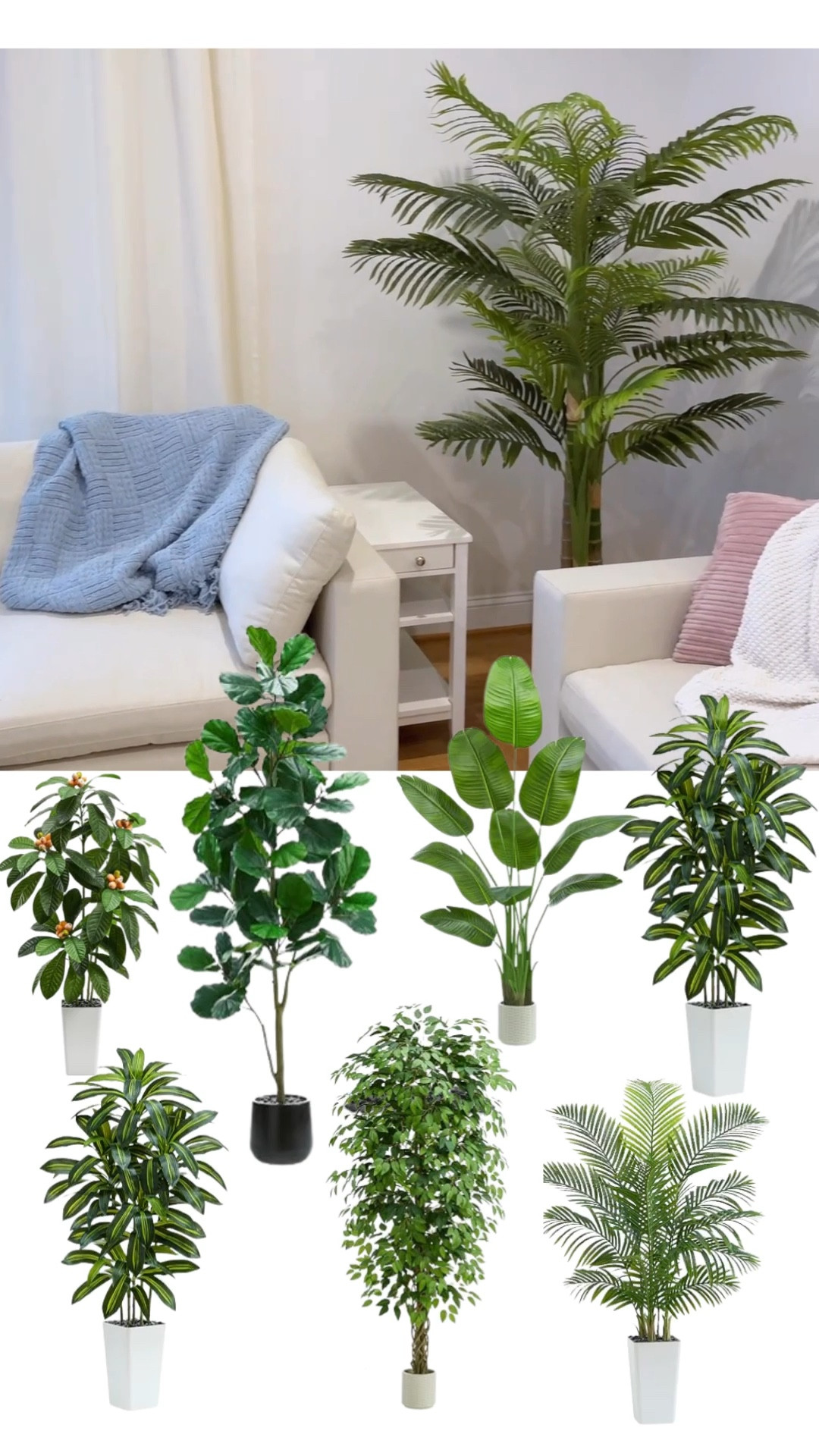 Realistic looking artificial trees with super easy assembly! The base has a nice weight to it too, so I don’t have to worry about it toppling over. It’s full and vibrant, and really livens up my living room decor. 🌴 🌳 
💞
Home decor, living room tree, plants, artificial trees, artificial plant, free shipping, Amazon finds, 6ft tree, 6 foot tree, office decor, kid decor, greenery, living room decor, home office decor 


#LTKmomlife #LTKSaleAlert #LTKHome