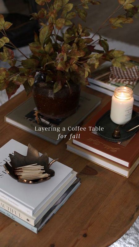 fall coffee table styling 🍂 

#LTKSeasonal #LTKhome