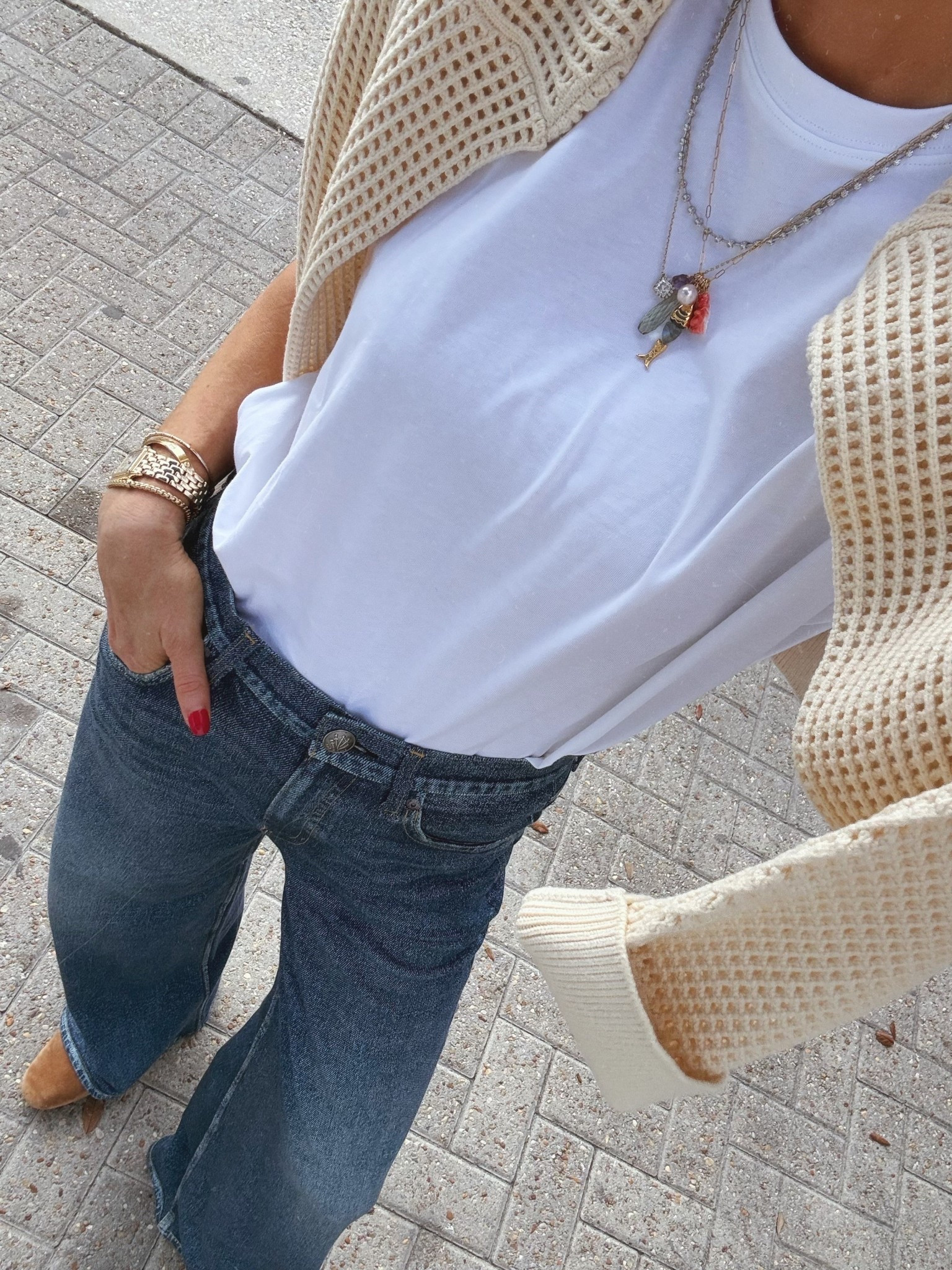 Can you tell my jeans are actually sweat pants?