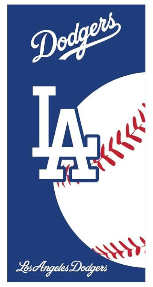 Northwest MLB Los Angeles Dodgers Emblem Beach Towel, 28 x 58-Inch | Amazon (US)