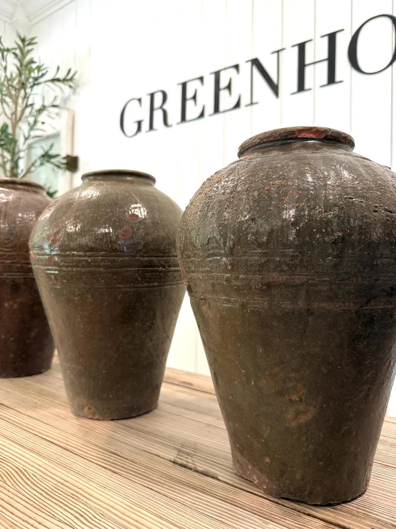 Antique Turkish Vessel Pot Large - Etsy | Etsy (US)