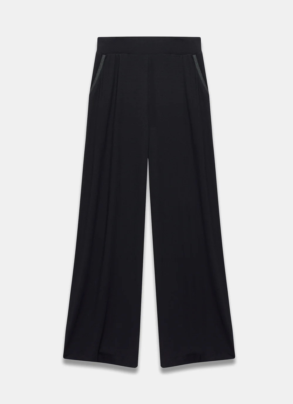 Black Palazzo Wide Leg Trousers | Mint Velvet