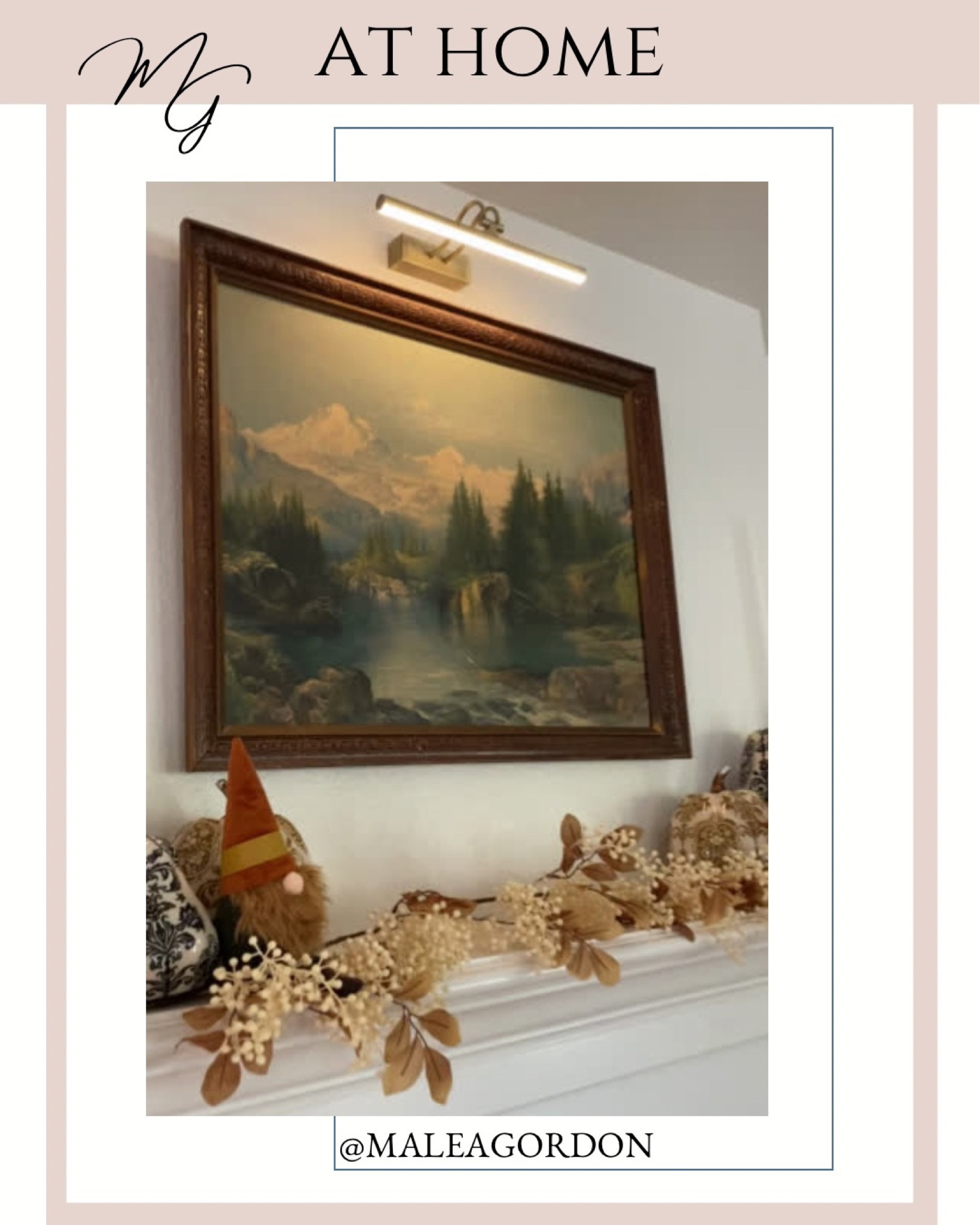 Cordless picture light with remote, dimmable and rechargeable! 

Picture Light, 13in Battery Operated Picture Lights for Paintings,Metal Remote Display Art Light with Timer and Dimmable for Wall Painting,Frame, Portrait, Dartboard(Antique Brass)

#LTKhome #LTKfindsunder50