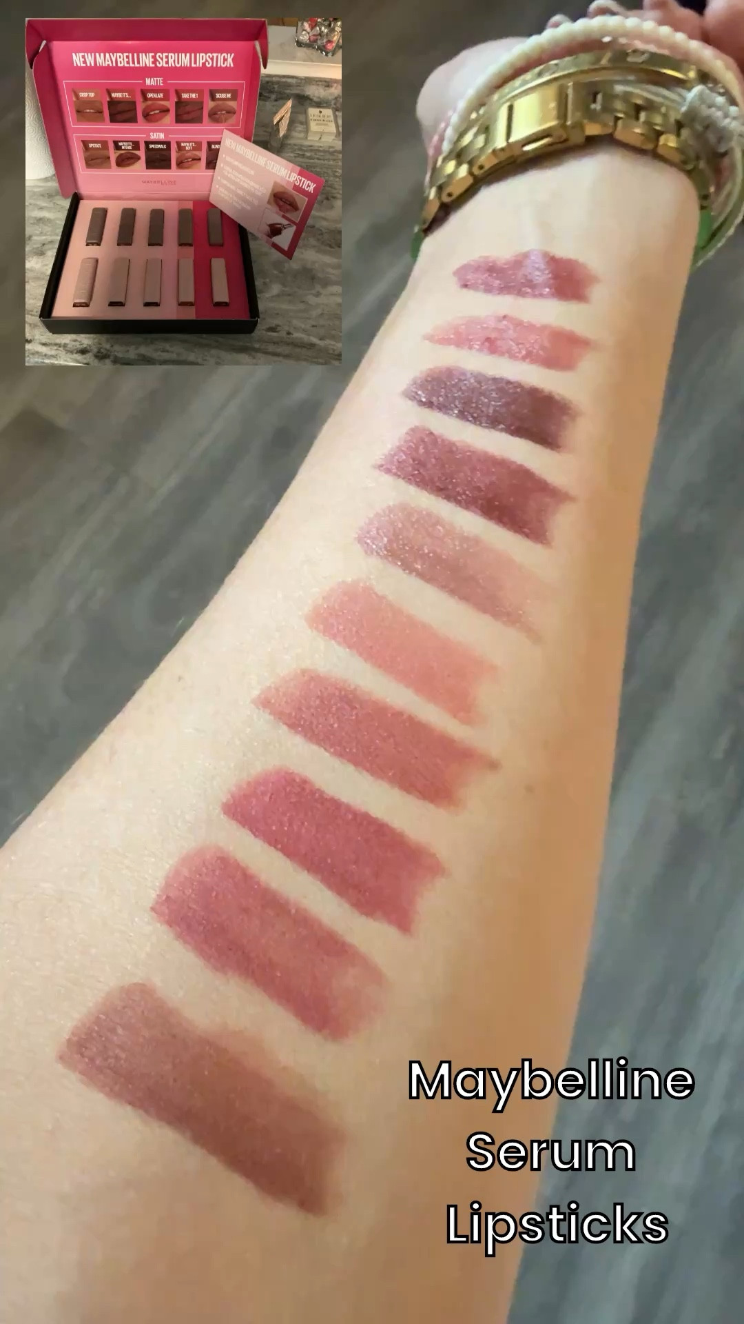 Maybelline serum lipsticks. Beautiful shades!

#LTKOver40 #LTKBeauty