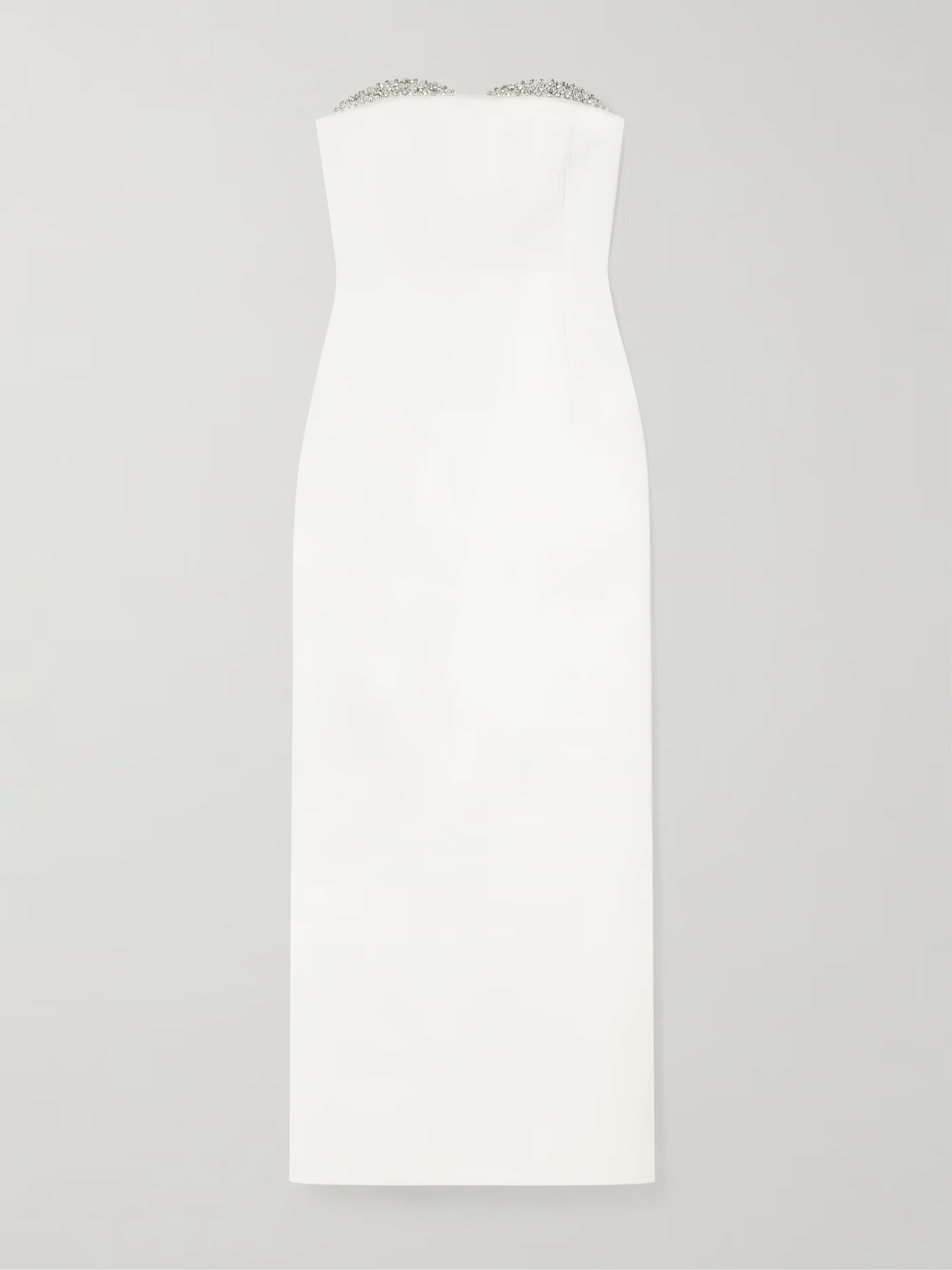Noele strapless crystal-embellished satin gown | NET-A-PORTER (UK & EU)