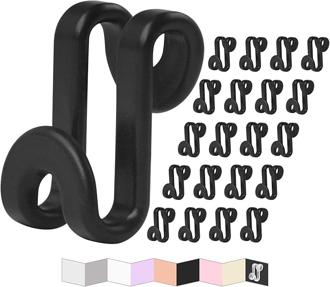 Clothes Hanger Connector Hooks, Mini Cascading Hanger Hooks for Velvet Huggable Hangers, Heavy Du... | Amazon (US)