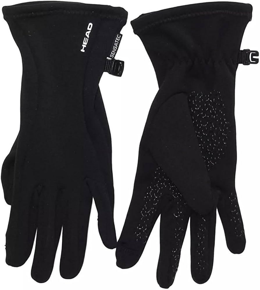 HEAD women’s touchscreen running gloves (Black, Large) | Amazon (US)