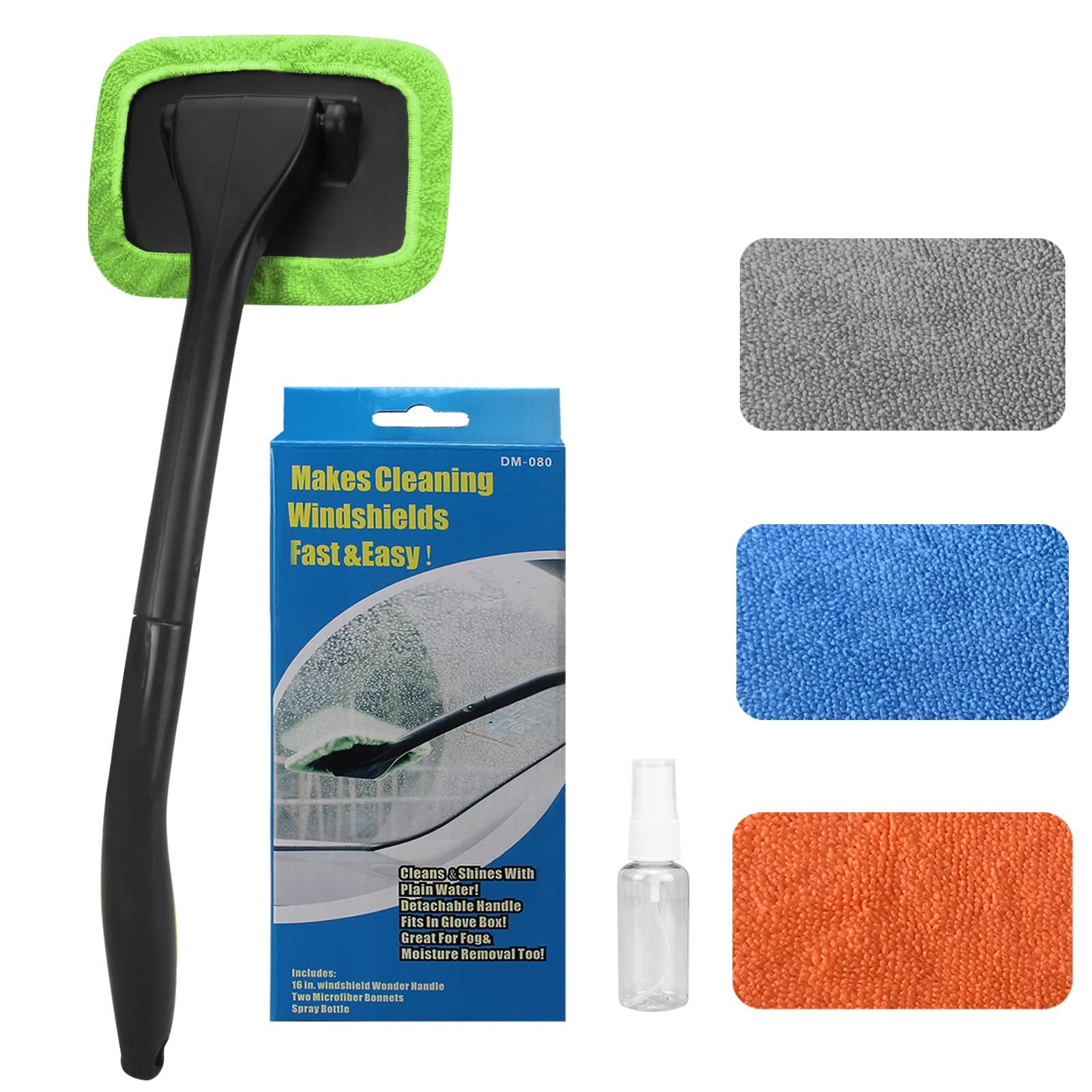 SoSickWithIt Car Cleaning Window Tool, Microfiber Window Cleaning Tool with 4 Washable and Reusab... | Amazon (US)