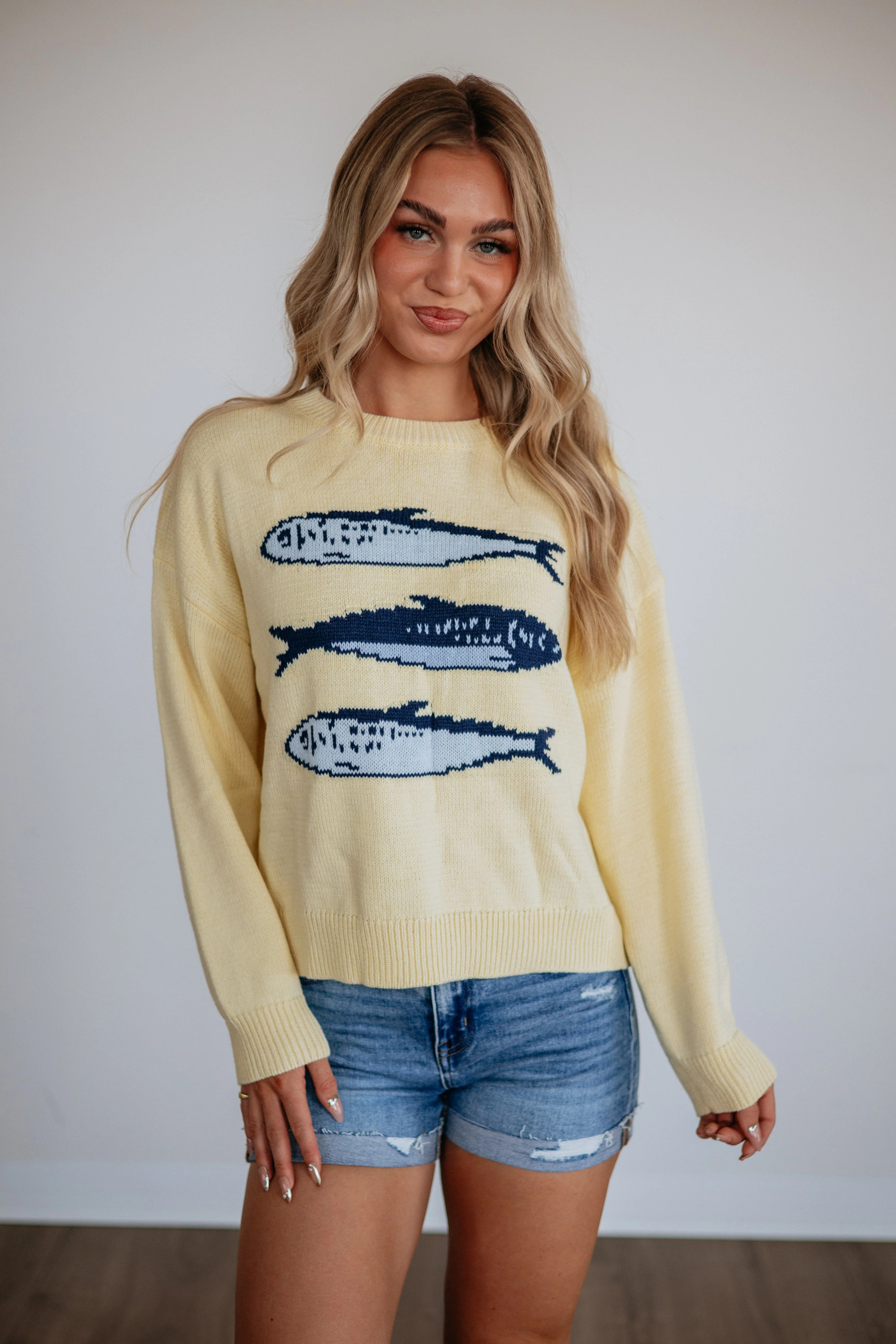 Fresh Catch Sweater | Wild Oak Boutique