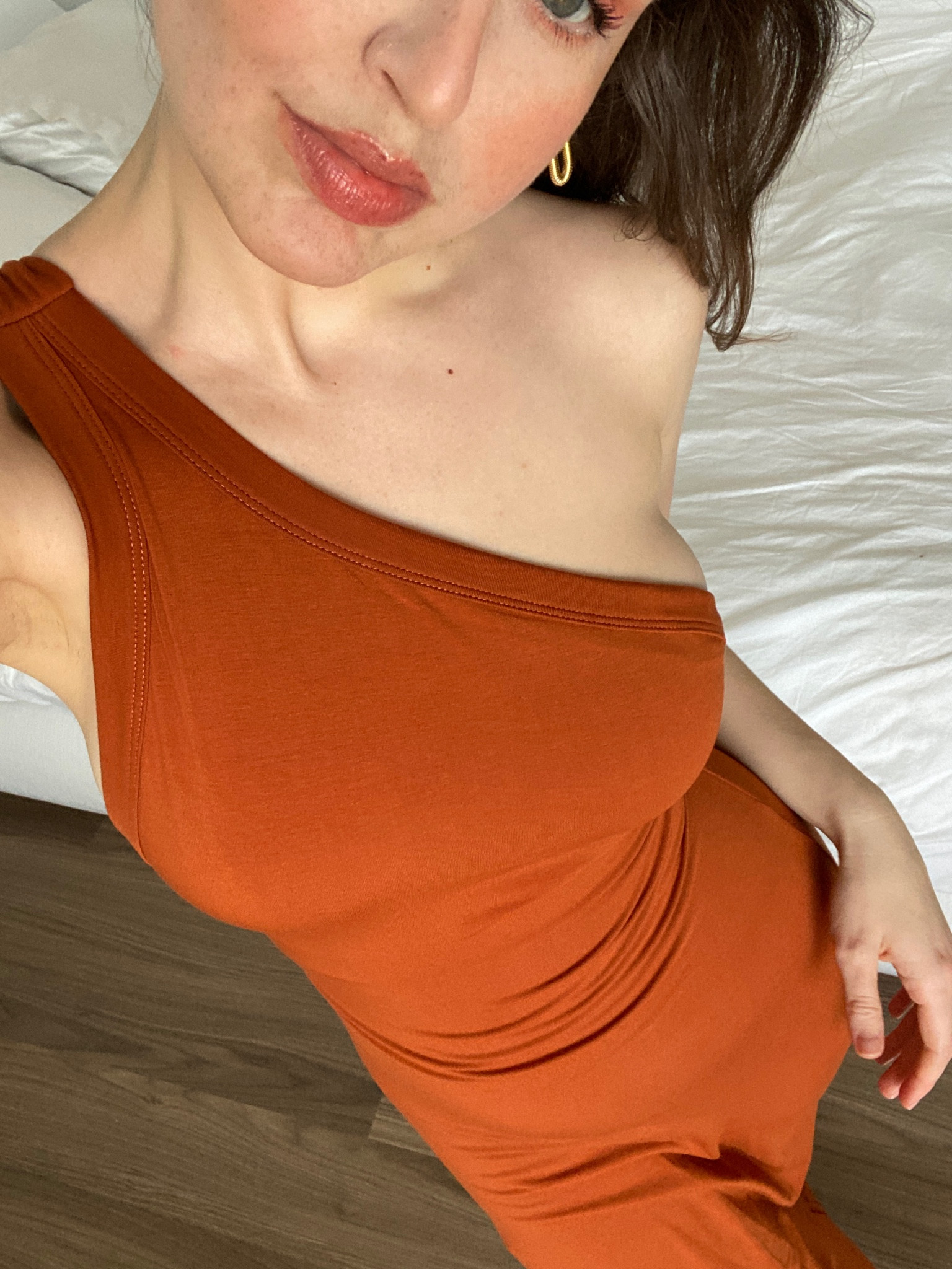 A little orange dress from the link by k! 

#LTKstyletip #LTKSale #LTKSeasonal