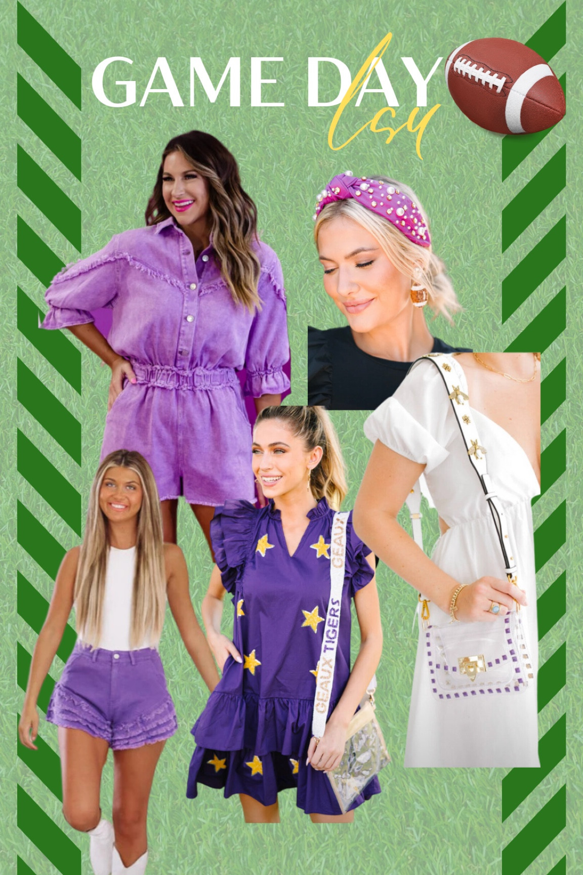 LSU game day outfit ideas!

#LTKunder100 #LTKstyletip #LTKSeasonal