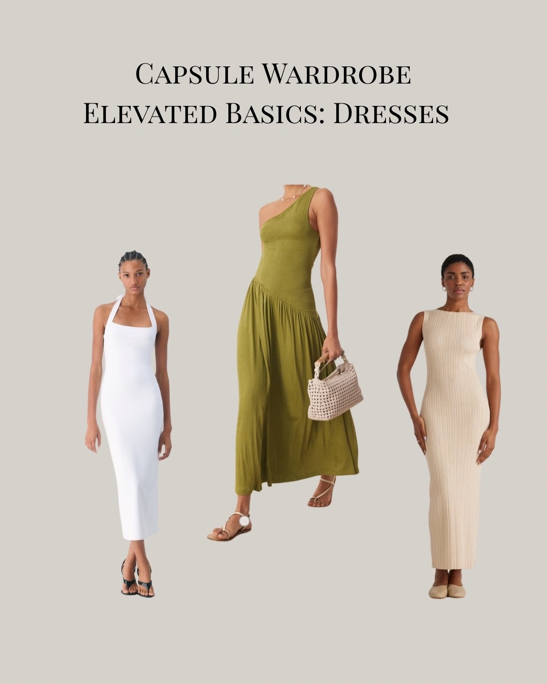 Creating a capsule wardrobe means having pieces that are timeless that you will wear again, and a good dress needs to be included in that. I love a long, comfortable dress that can be dressed up or down with the right accessories. Linking some great staples here for you 🫶🏼


#capsulewardrobe#elevatedbasics#closetstaples#dresses

#LTKStyleTip #LTKFindsUnder100