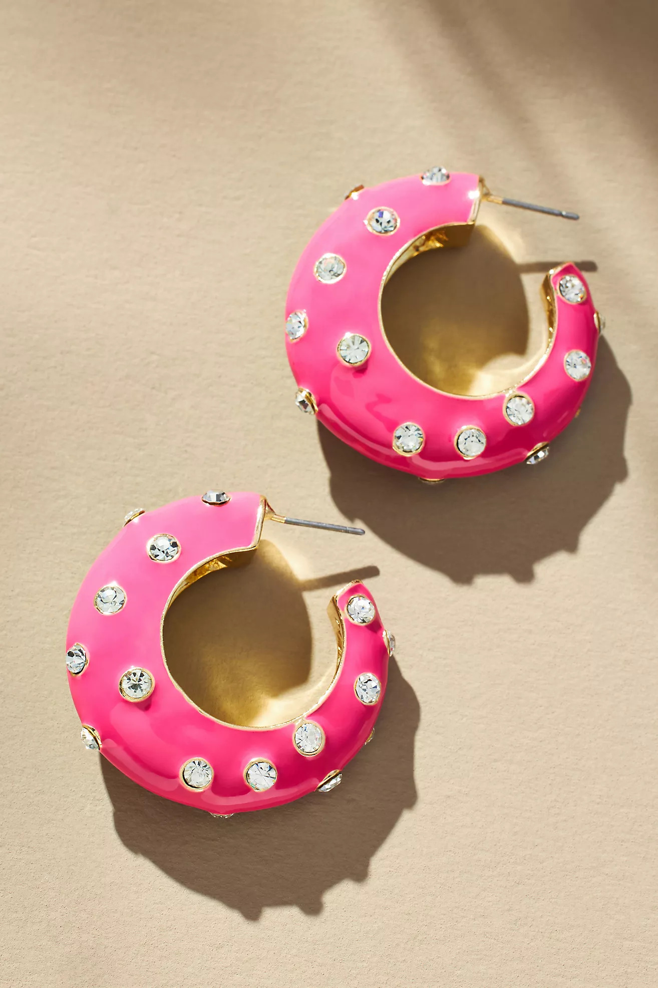 Crystal Bubble Hoop Earrings | Anthropologie (US)