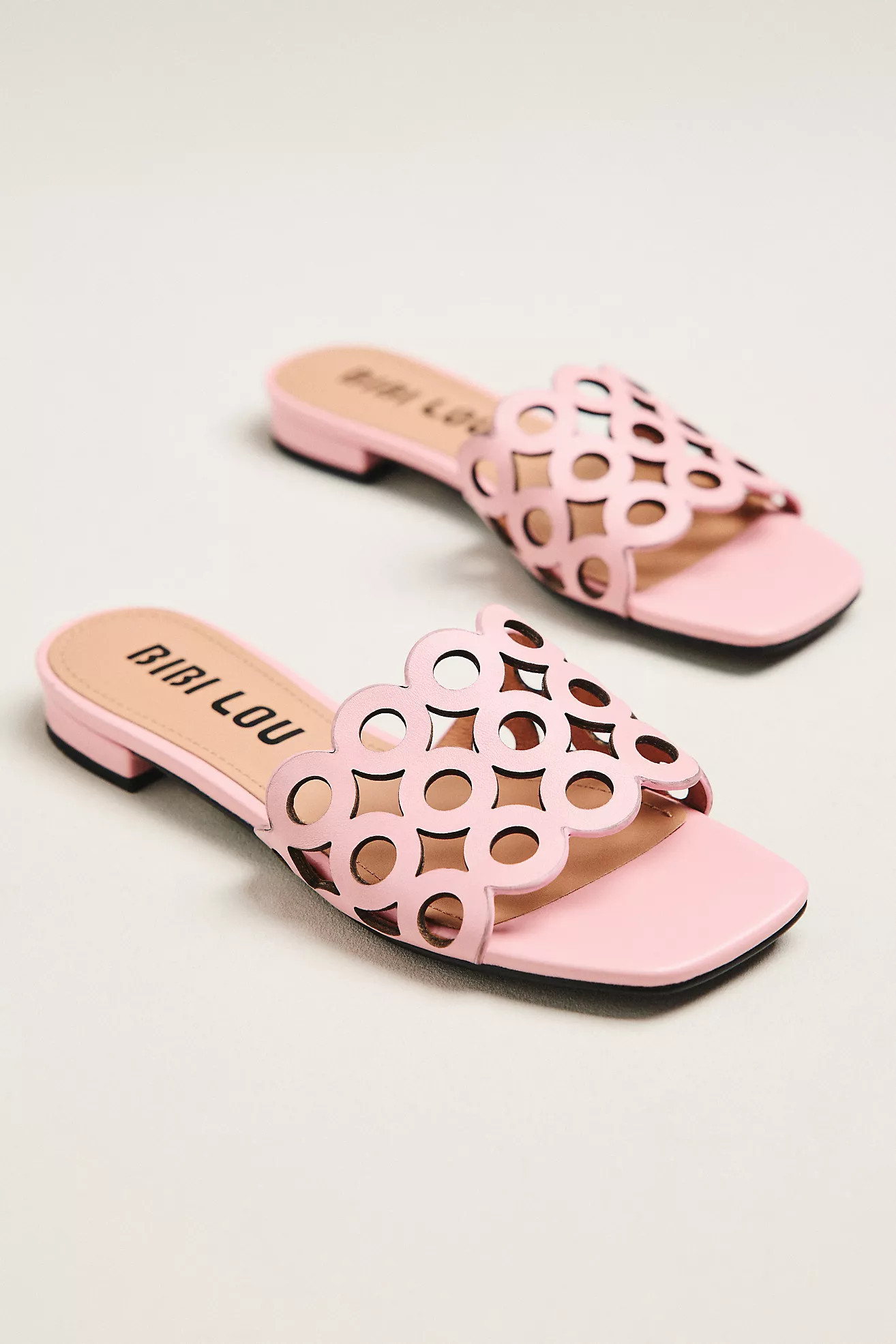 Bibi Lou Cutout Slide Sandals | Anthropologie (US)