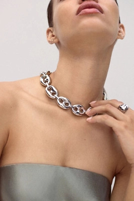 XL Pop Tab Necklace | Anthropologie (US)