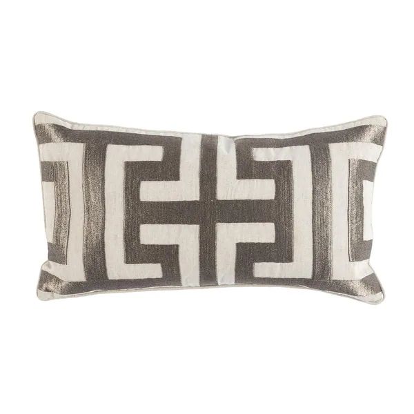 Carly Embroidered 14x26 Throw Pillow by Kosas Home - Copper | Bed Bath & Beyond