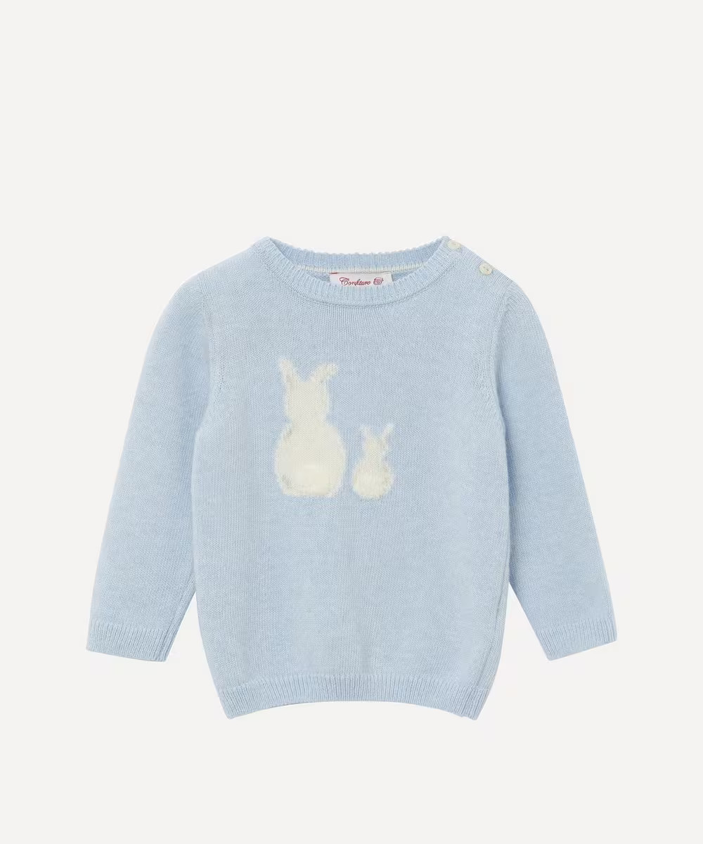 Little Bobble Tail Bunny Jumper 3-24 Months | Liberty London (UK)