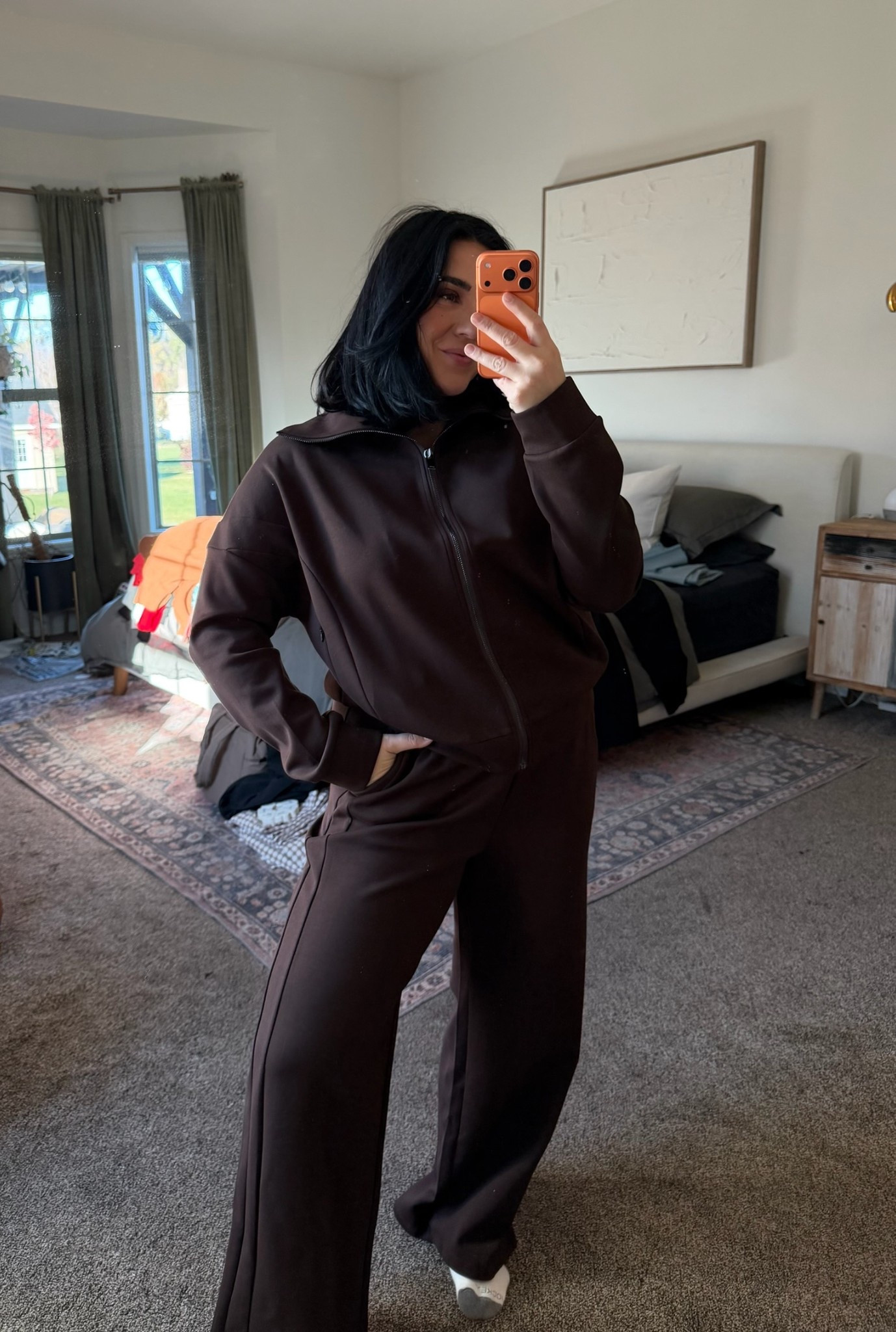 The cutest brown matching set that's giving lux for less. So comfy & such good quality comparable to some of my fav loungewear. I immediately feel more put together in a set but you can elevate this too! So good! 

Size L 

Amazon fashion, matching set, winter comfy outfit, midsize fashion 

#LTKFindsUnder50 #LTKStyleTip #LTKootd