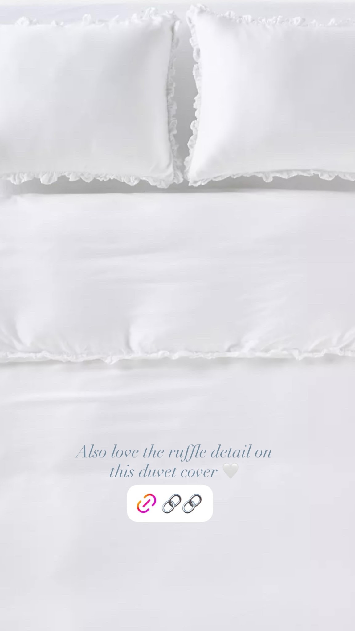 Also love the ruffle detail on this duvet cover 🤍
@Anthropologie 

#LTKSaleAlert #LTKHome