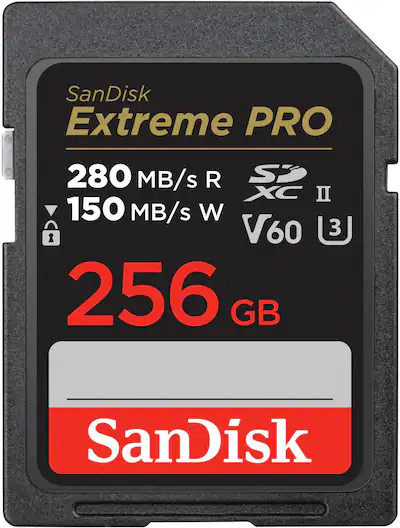 SanDisk - Extreme Pro 256GB SDXC UHS-II V60 Memory Card | Best Buy U.S.