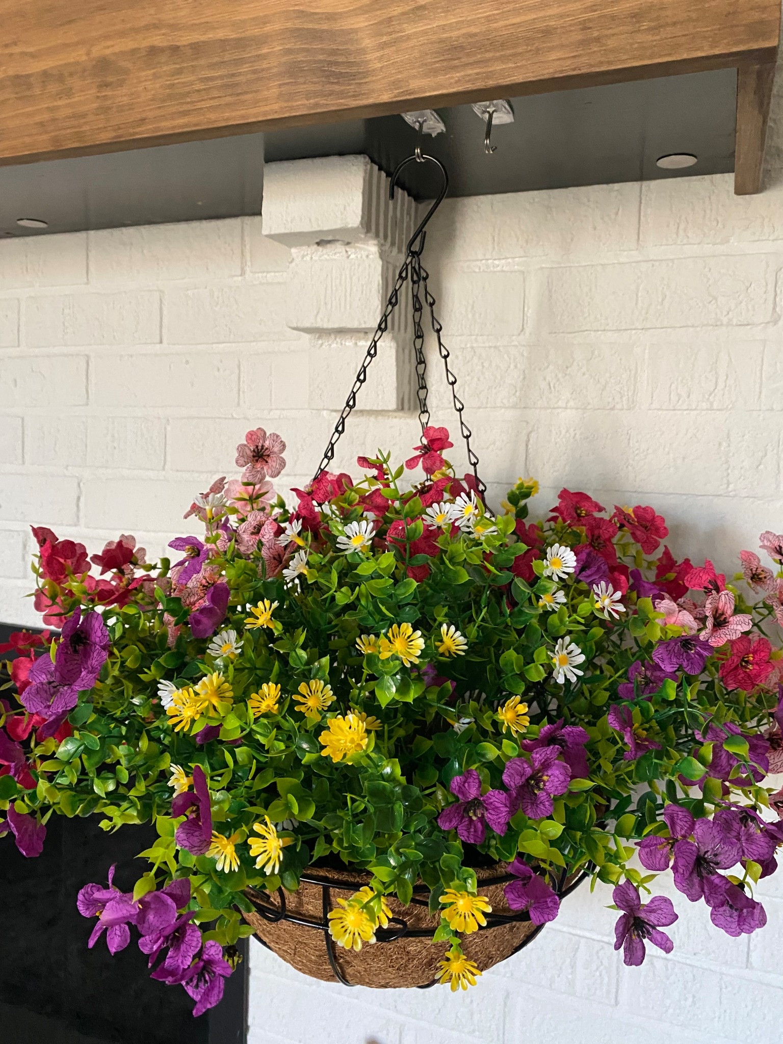 Cute artificial hanging basket for indoor or outdoor 

#LTKHome #LTKSeasonal
