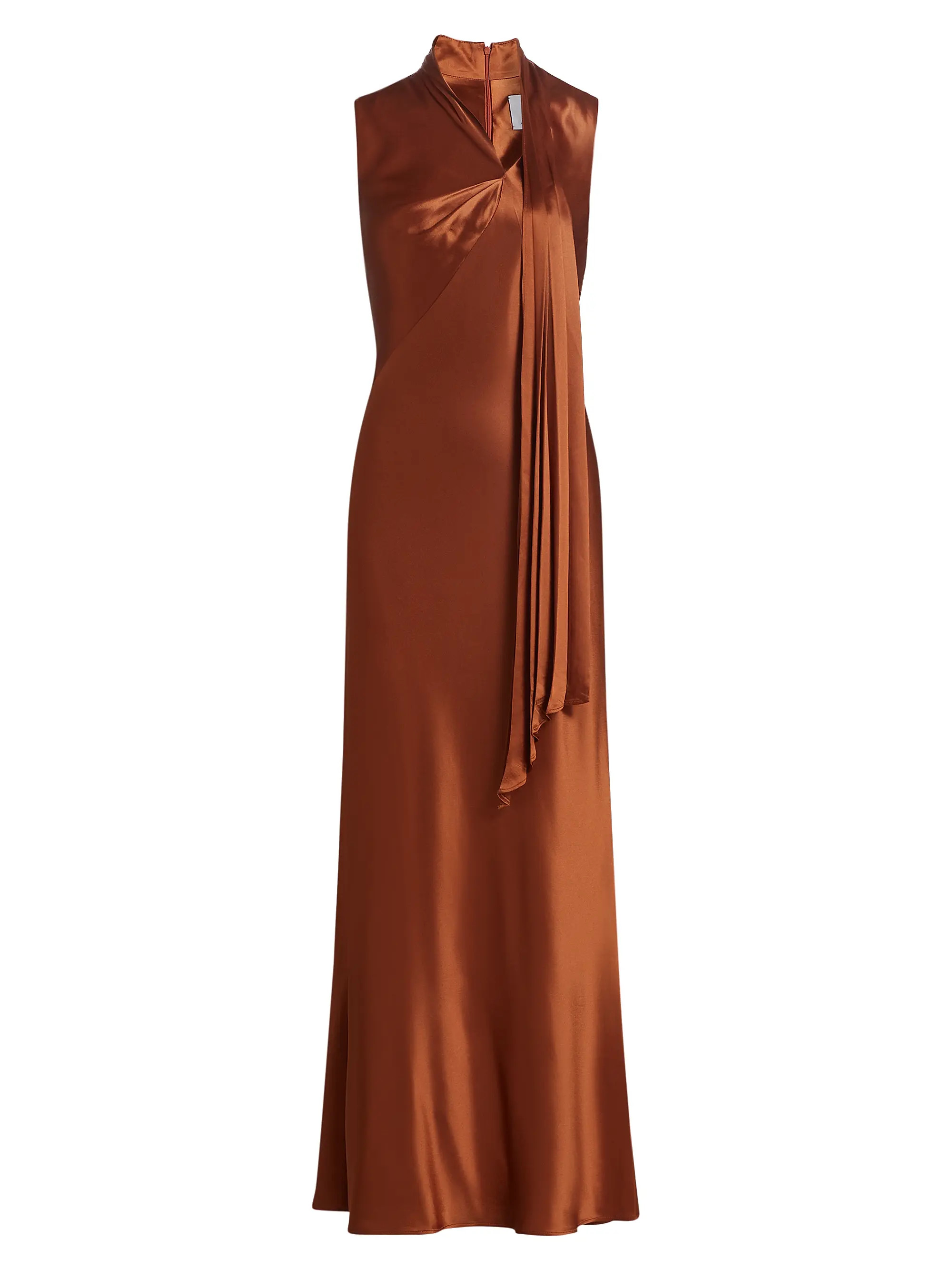 Acler Jeffries Satin Maxi Dress | Saks Fifth Avenue | Saks Fifth Avenue