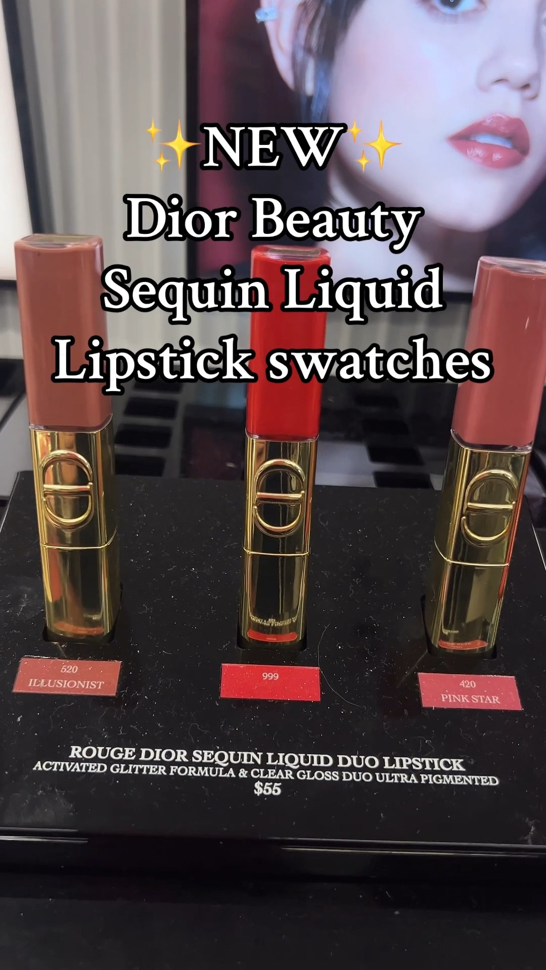 Dior beauty sequin liquid lipstick swatches - so pretty for the holidays 

#LTKHoliday #LTKBeauty #LTKGiftGuide