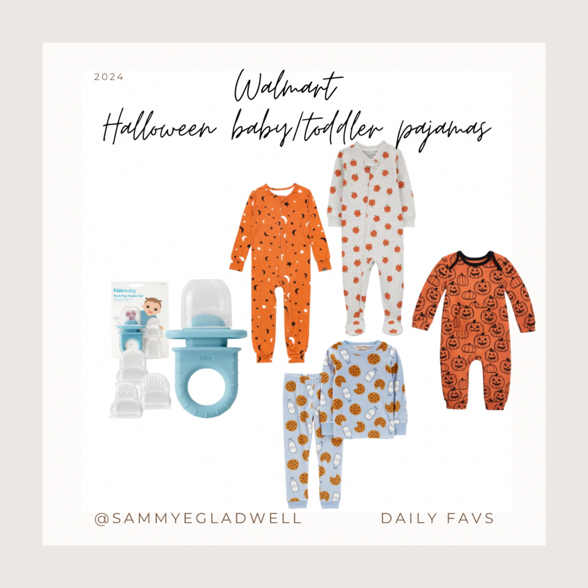 Walmart Halloween baby pajamas  and toddler pajamas! Just ordered the Frida push pop feeder and I can’t wait for my baby to use it! 🎃👶🏼

#LTKKids #LTKBaby #LTKSeasonal