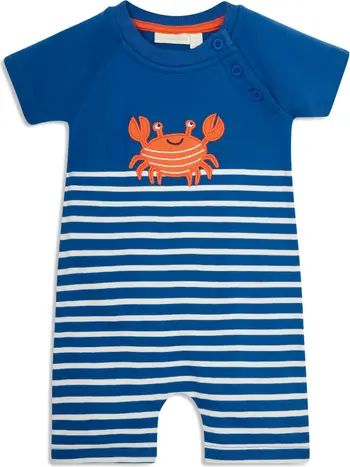 JOJO MAMAN BEBE Crab Appliqué Romper | Nordstrom | Nordstrom