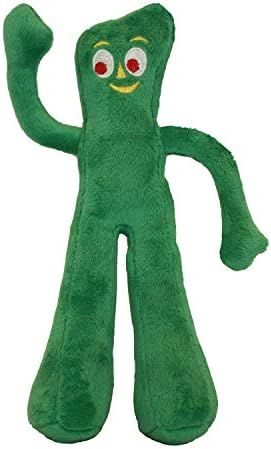 Multipet Gumby Plush Filled Dog Toy, Green, 9 inch (Pack of 1) | Amazon (US)