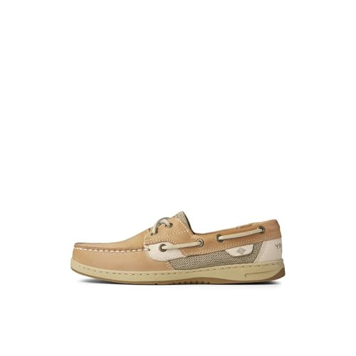 Sperry Women's Bluefish Boat Shoe, Linen, 7 | Amazon (US)