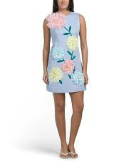 Sleeveless 3d Floral Mini Dress | TJ Maxx