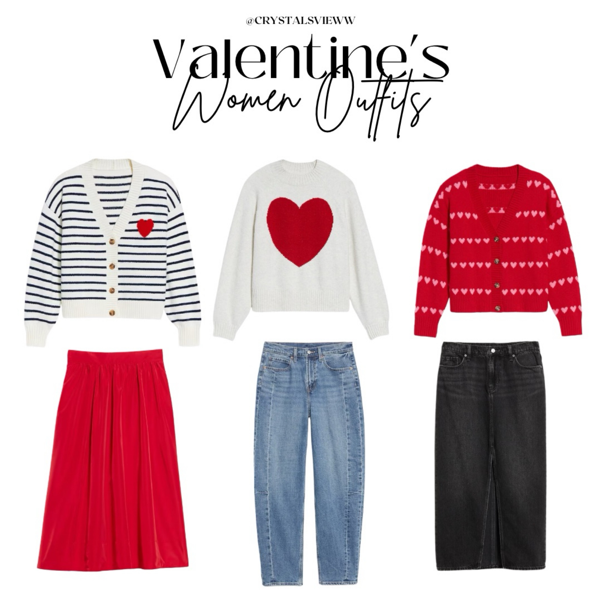 Women valentine outfits , valentine sweaters, casual valentine looks 

#LTKSeasonal