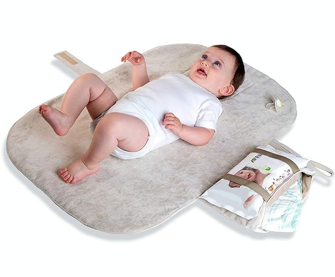 MoBaby Portable Changing Pad, Luxurious Soft-as-Suede Change Clutch, Oeko-TEX Certified, Machine ... | Amazon (US)