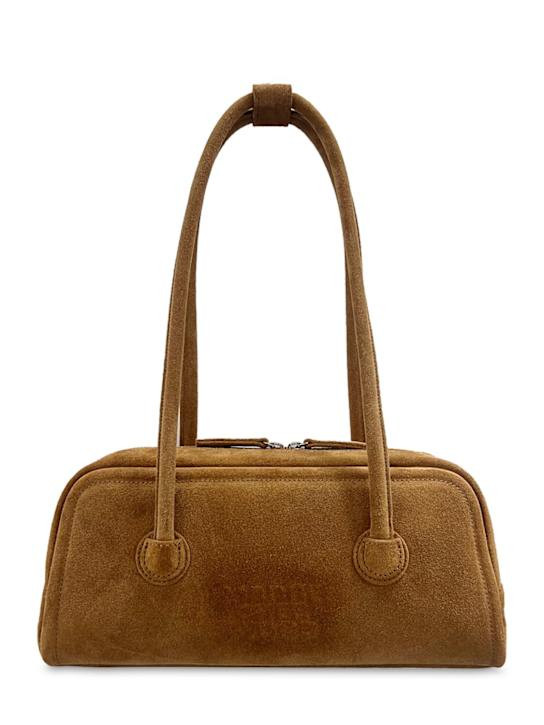 Soft nubuck shoulder bag | Luisaviaroma