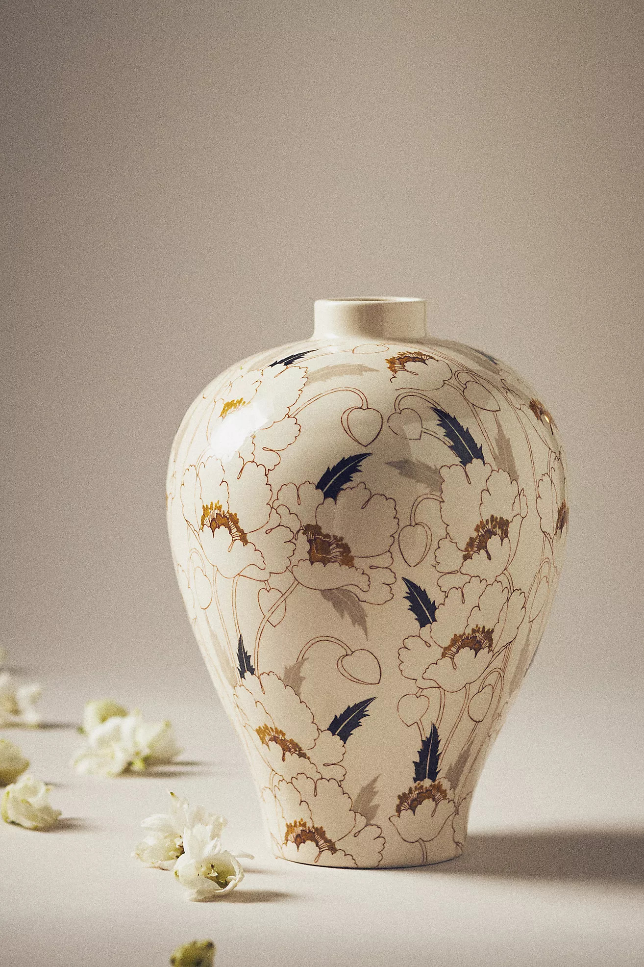 Jade Ceramic Floral Vase | Anthropologie (US)