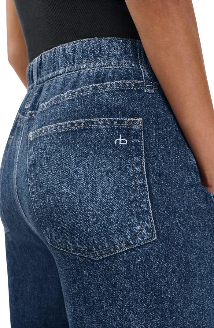 Miramar Wide Leg Cotton Terry Sweatpant Jeans | Nordstrom