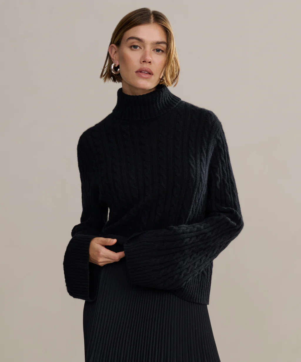 Cable Nell Turtleneck | Jenni Kayne