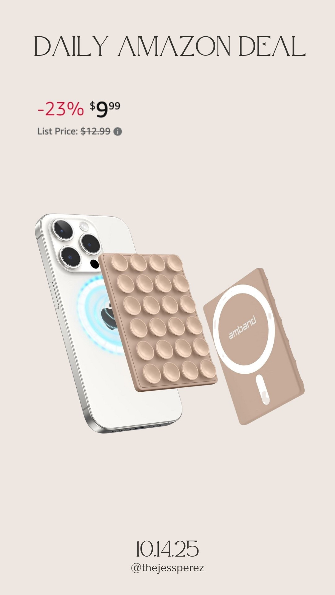 Daily Amazon deal: MagSafe phone suction mount 

#LTKFindsUnder50 #LTKSaleAlert