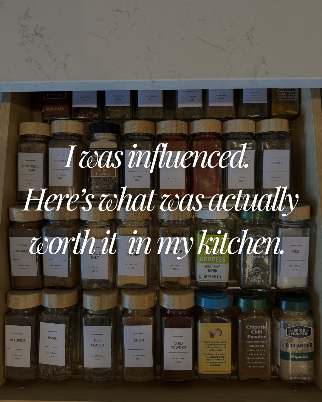 Kitchen organizers I loved and didn’t. The spice drawer was my all time favorite  

#kitchen #homedecor #organizers 

#LTKmomlife #LTKdayinmylife #LTKHome